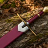 Chronicles of Narnia Prince Sword Replica featuring the Gold Rhindon design with a polished stainless steel blade and lion-head pommel.