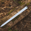 Chronicles of Narnia Prince Sword Replica featuring the Gold Rhindon design with a polished stainless steel blade and lion-head pommel.