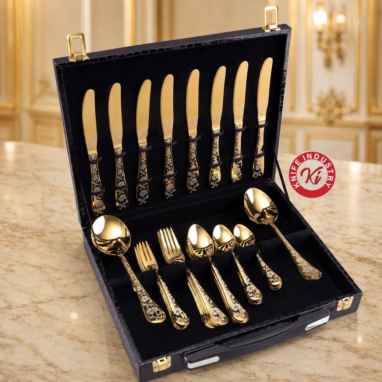 Executive Cutlery Box LM 1 GOLD by Knife Industry - Image 4