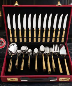 Alternative view of Executive Cutlery Box RP 1 HALF GOLD by Knife Industry