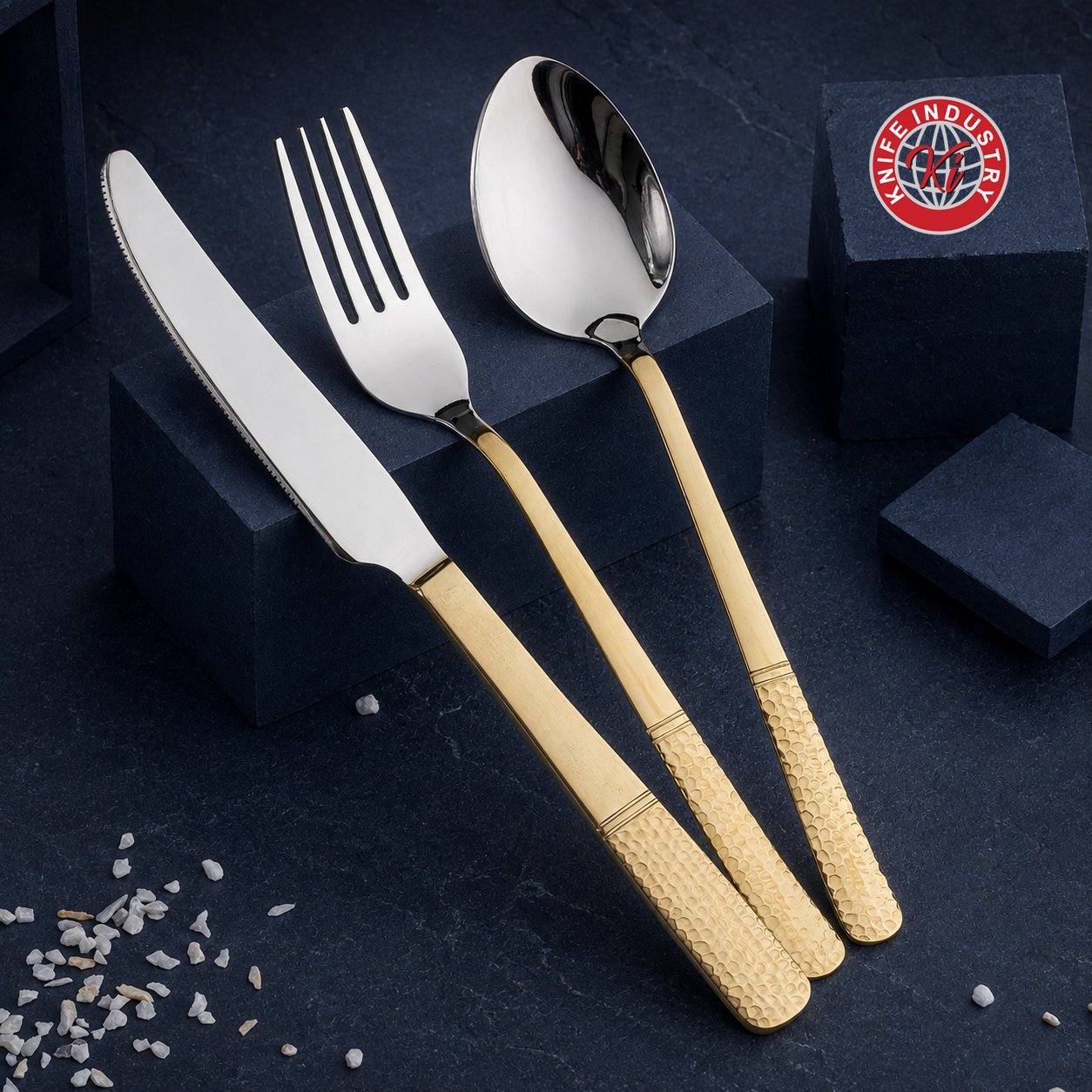 Executive Cutlery Box RP 2 HALF GOLD by Knife Industry - Image 2