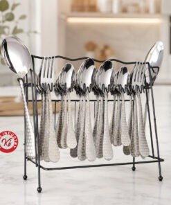 Alternative view of HONEY LASER Cutlery Set with Stand by Knife Industry
