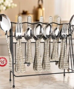 JEWEL LASER Cutlery Set with Stand by Knife Industry