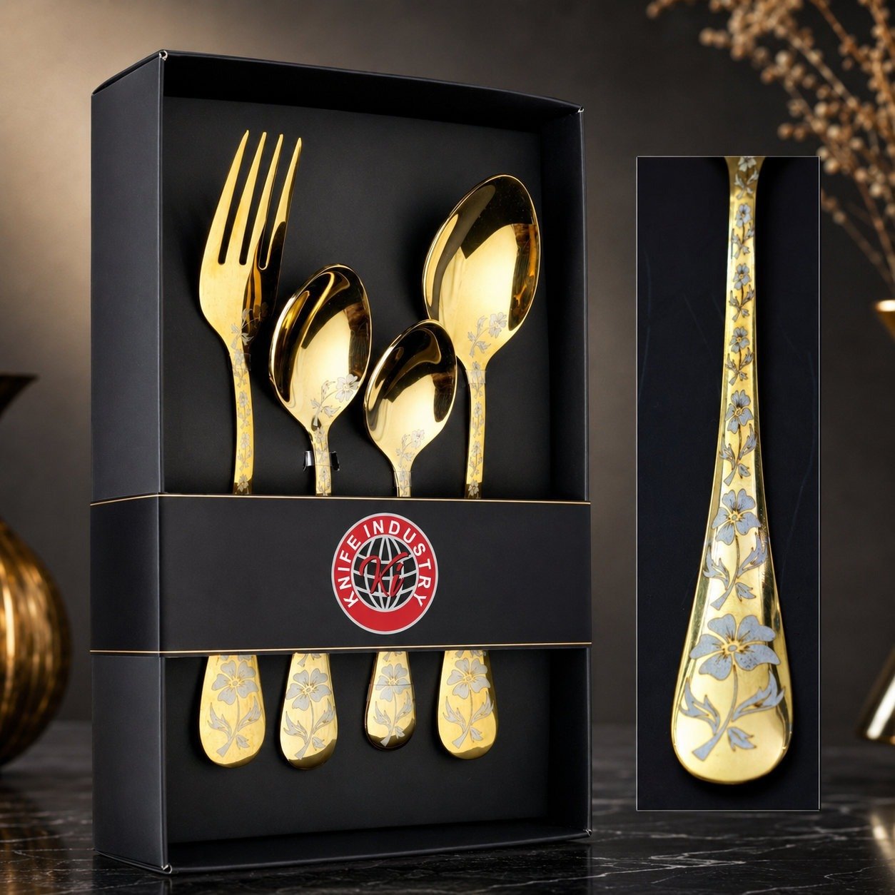 LM1 Mini Gift Pack With Baby spoon by Knife Industry - Image 3