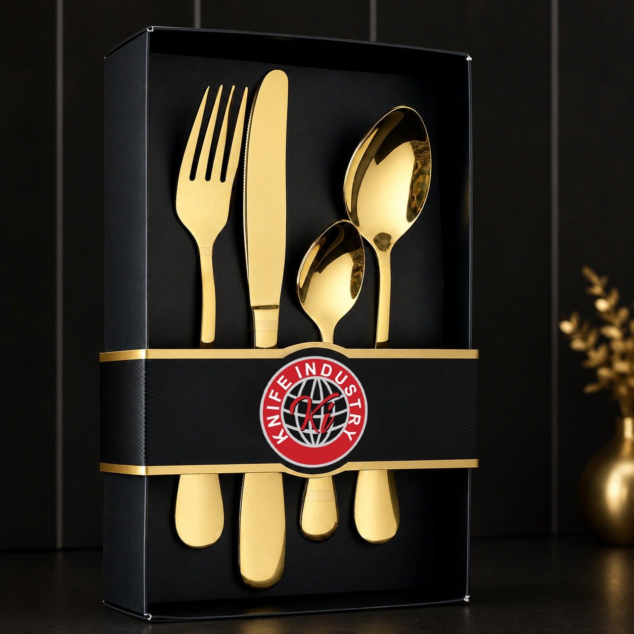 Mini Gift Box Gold by Knife Industry - Image 4