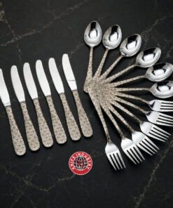 Alternative view of WINDOWS Laser Cutlery Set with Stand by Knife Industry