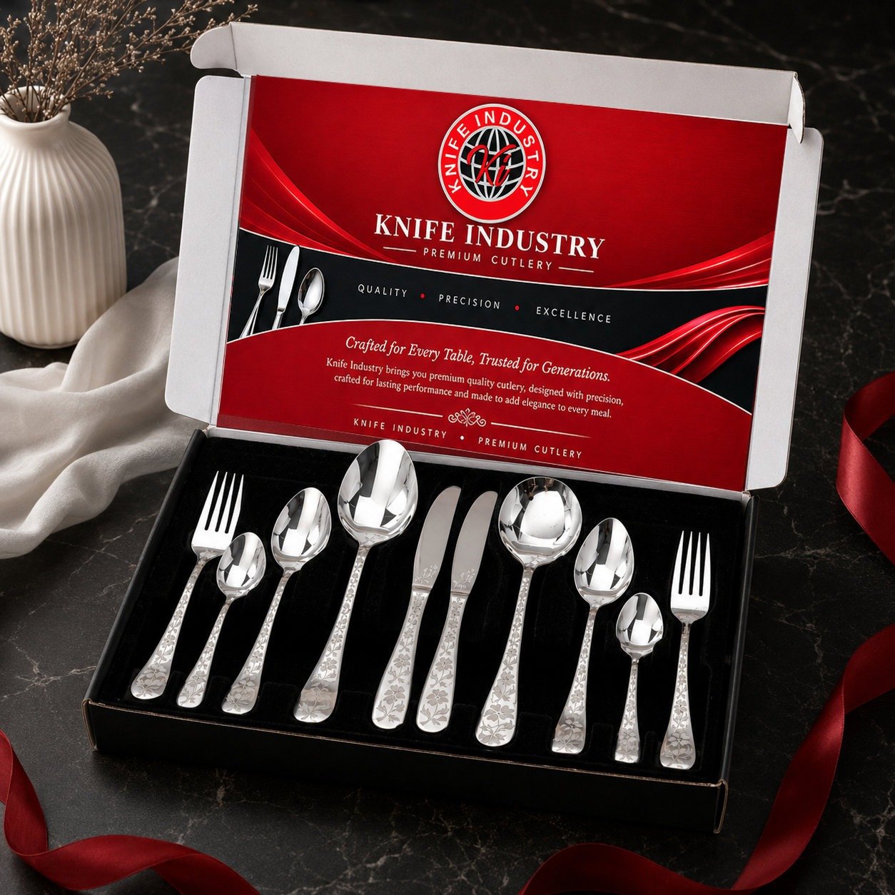 Mosaic LM1 Laser Cutlery Set - Economy Box | Knife Industry - Image 2