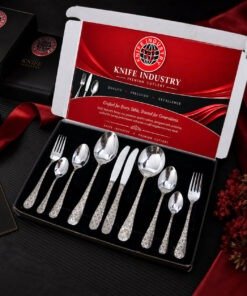 Alternative view of Lattice Laser Cutlery Set - Economy Gift Box | Knife Industry