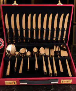 Alternative view of Blush RP0 Rose Gold Cutlery Set - Executive Box | Knife Industry