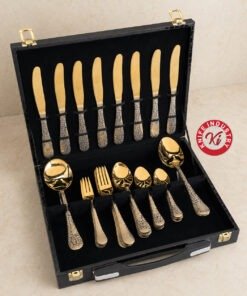 Alternative view of Pebble Gold Executive Cutlery Set | Knife Industry