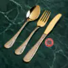 Pebble Gold Executive Cutlery Set | Knife Industry