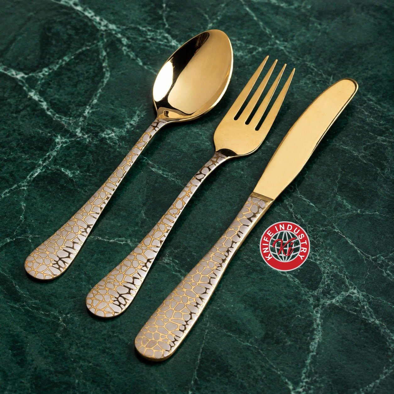 Pebble Gold Executive Cutlery Set | Knife Industry - Image 3