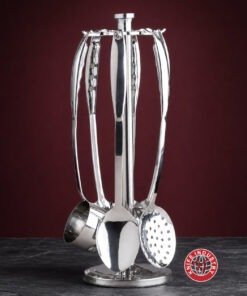 Hollow Plain Kitchen Utensil Set - 17 Inch, 7 Pieces | Knife Industry