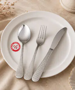 Honeycomb Cutlery Set with Stand - Laser Design | Knife Industry