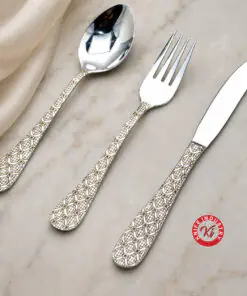 Mosaic LM1 Cutlery Set with Stand - Laser Design | Knife Industry