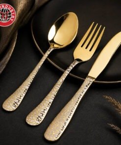 Alternative view of Pebble Gold Cutlery Set - Mini Gift Box | Knife Industry