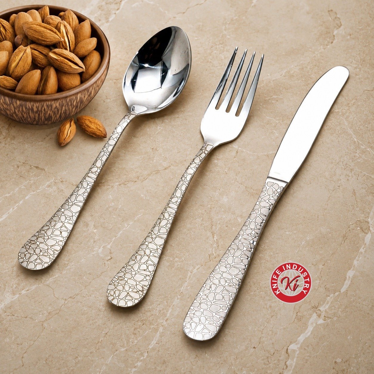 Pebble Laser Cutlery Set - Mini Gift Box | Knife Industry