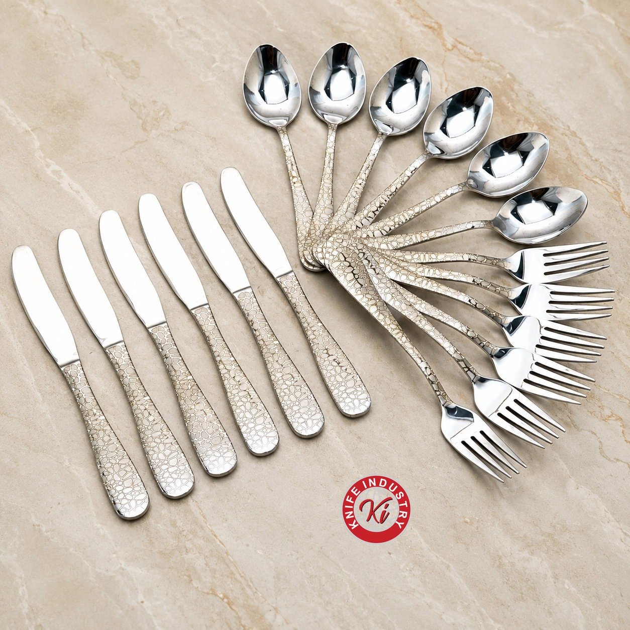 Pebble Laser Cutlery Set - Mini Gift Box | Knife Industry - Image 3