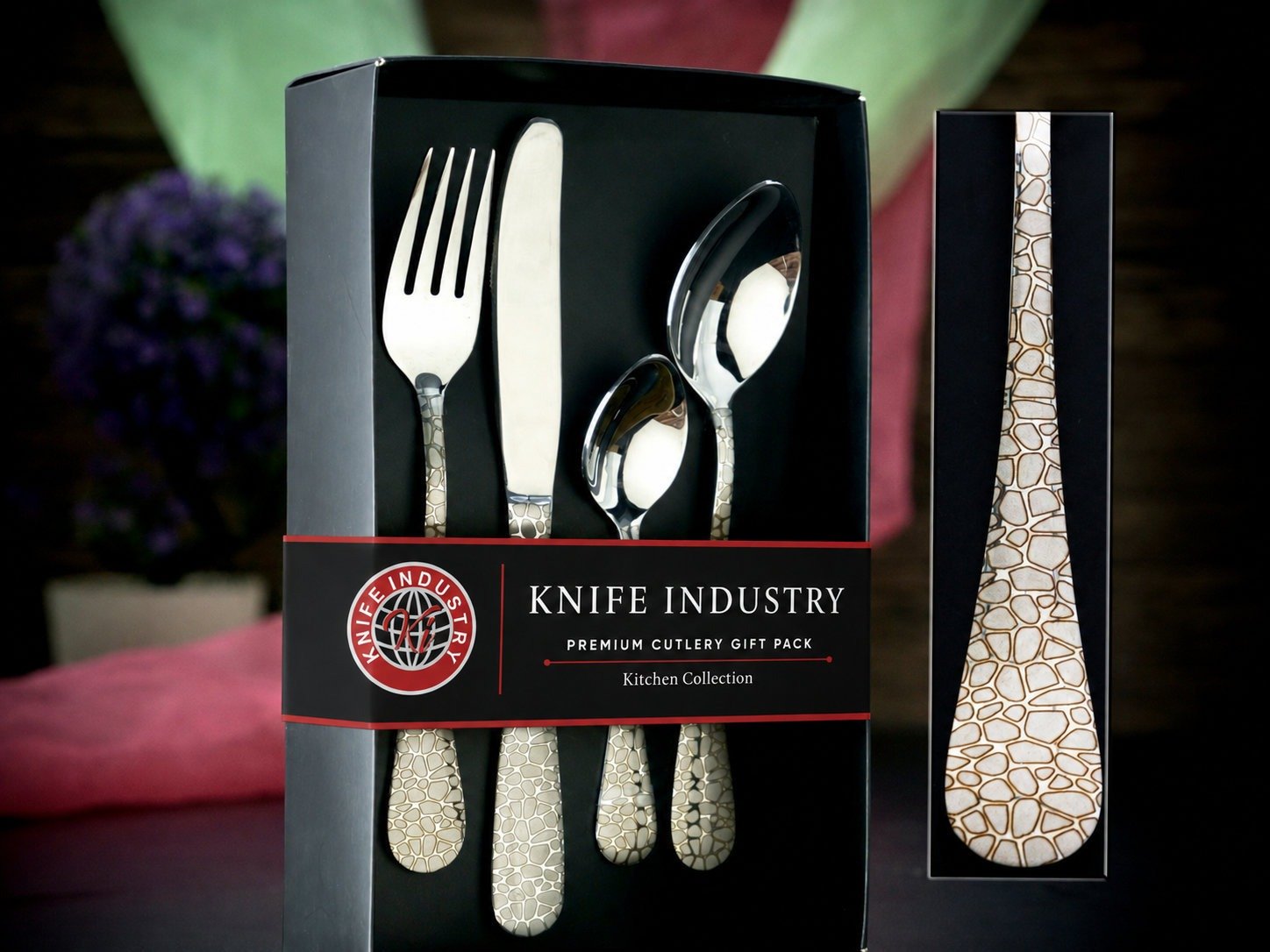 Pebble Laser Cutlery Set - Mini Gift Box | Knife Industry - Image 4