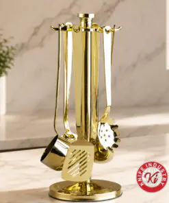 Omega Gold Kitchen Utensil Set - 13 Inch, 7 Pieces | Knife Industry