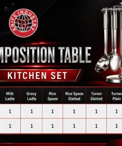 Omega 13 Inch Kitchen Utensil Set - 7 Pieces | Knife Industry