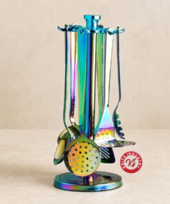 Alternative view of Omega Rainbow Kitchen Utensil Set - 13 Inch, 7 Pieces | Knife Industry