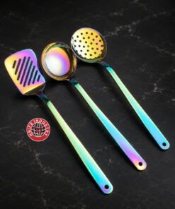 Omega Rainbow Kitchen Utensil Set - 13 Inch, 7 Pieces | Knife Industry