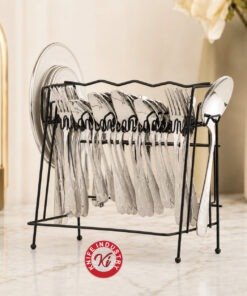 Rose Spoon and Fork Set with Stand | Knife Industry
