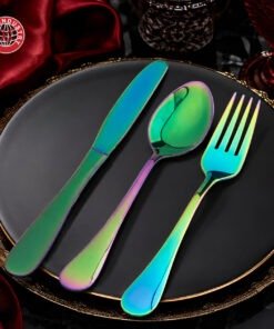 Prism Rainbow Cutlery Set with Stand | Knife Industry