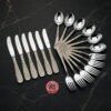 Lattice Cutlery Set with Stand - Laser Design | Knife Industry